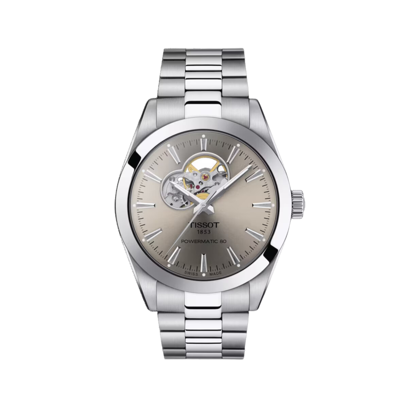 Tissot Gentleman Powematic 80 Open Heart T1274071108100 Ref. T127.407.11.081.00 - Tomasini Francia