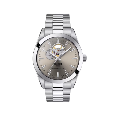 Tissot Gentleman Powematic 80 Open Heart T1274071108100 Ref. T127.407.11.081.00 - Tomasini Francia
