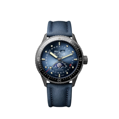 Blancpain Fifty Fathoms Bathyscaphe  Quantième Complet Phases de Lune Ref. 5054 0140 O52A - Tomasini Francia