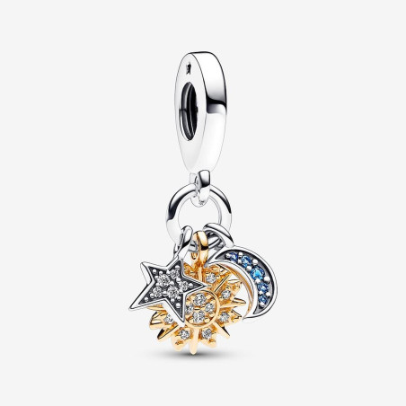 Pandora Charm Luna Sole Stella Ref. 762676C01 - Tomasini Francia