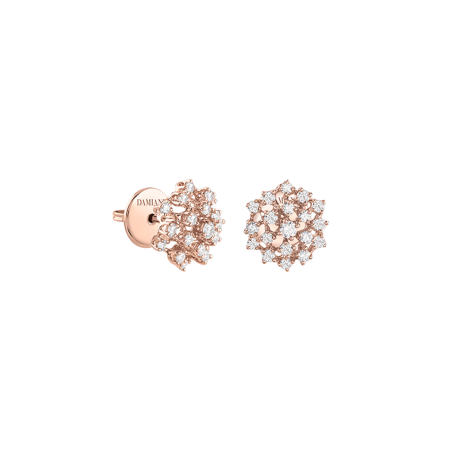 Damiani Mimosa Rose Gold Earrings Ref. 20106717 - Tomasini Francia