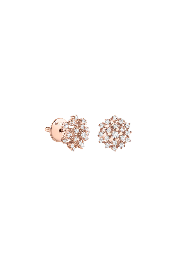 Damiani Mimosa Rose Gold Earrings Ref. 20106717 - Tomasini Francia