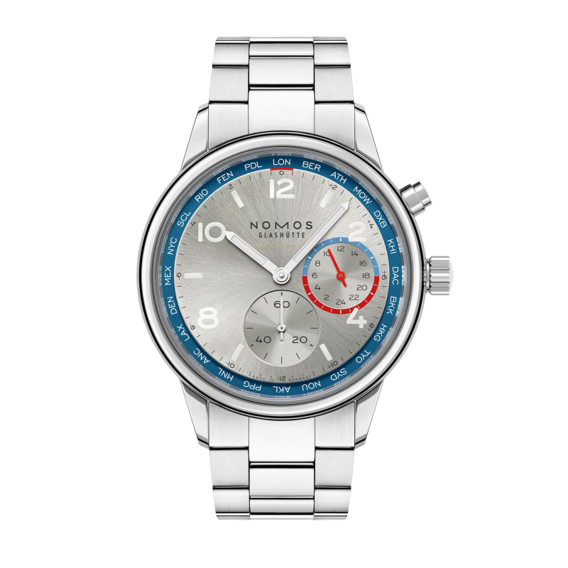 Nomos Glashütte Club Sport neomatik ore nel mondo argento Ref. 791 - Tomasini Francia