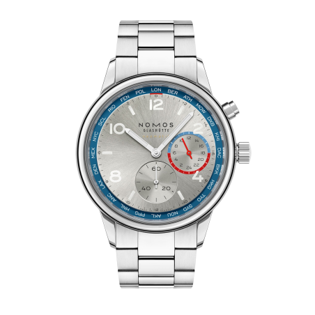 Nomos Glashütte Club Sport neomatik ore nel mondo argento Ref. 791 - Tomasini Francia