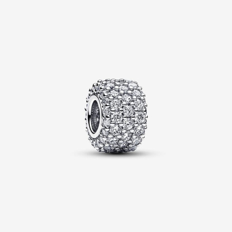 Pandora Charm Pavè Fascia Tripla Ref. 792820C01 - Tomasini Francia