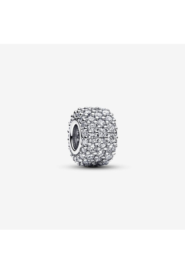 Pandora Charm Pavè Fascia Tripla Ref. 792820C01 - Tomasini Francia