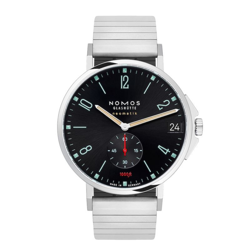 Nomos Glashütte Tangente Sport Neomatik 42 Datario Blu Nero Ref. 581 - Tomasini Francia