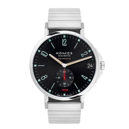 Nomos Glashütte Tangente Sport Neomatik 42 Datario Blu Nero Ref. 581 - Tomasini Francia