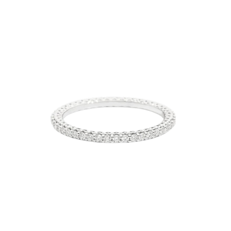 Recarlo Anniversary Anello Veretta con Diamante Ref. R01GD732-12 - Tomasini Francia