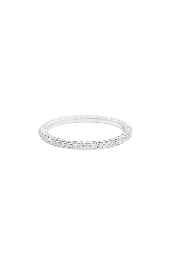 Recarlo Anniversary Anello Veretta con Diamante Ref. R01GD732-12 - Tomasini Francia
