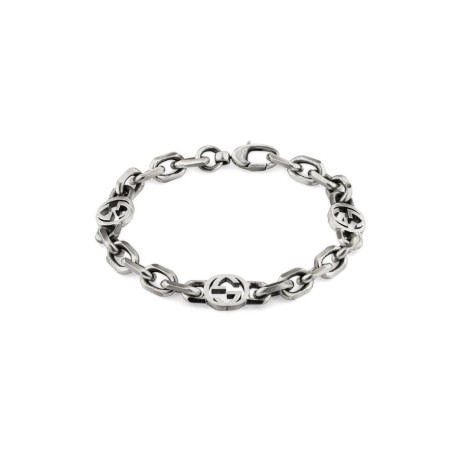 Gucci Bracciale In Argento Interlocking Ref. YBA620798001 - Tomasini Francia