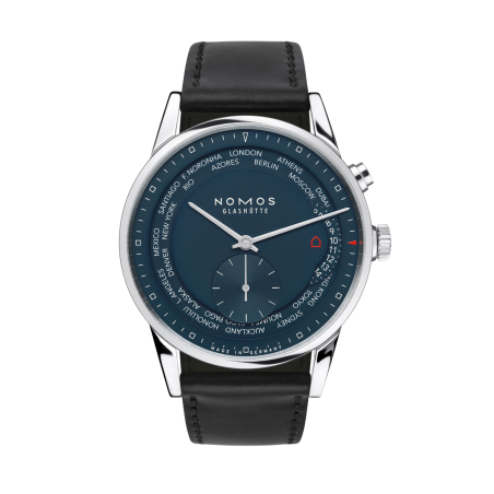 Nomos Glashütte Zurich Ore nel Mondo Blu Notte Ref. 807 - Tomasini Francia