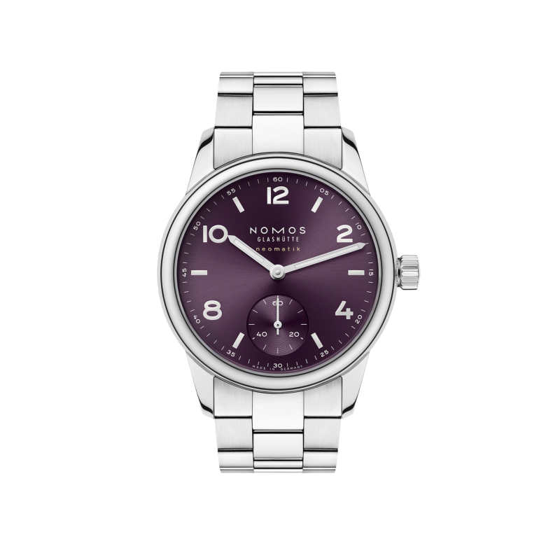 Nomos Glashutte Club Sport Neomatik 34 Purple Ref. 757 - Tomasini Francia