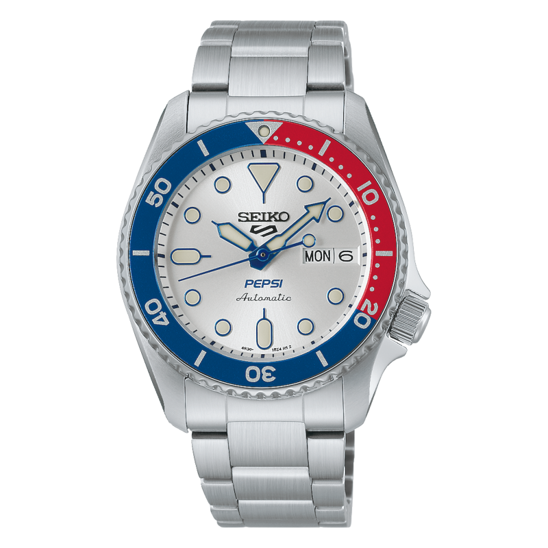 Seiko 5 Sports x Pepsi® Limited Edition Ref. SRPL99K1 - Tomasini Francia