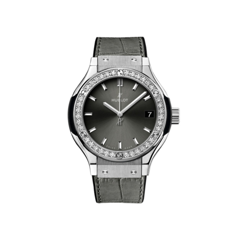 Hublot Classic Fusion Titanum Diamonds Ref. 581.NX.7071.LR.1104 - Tomasini Francia