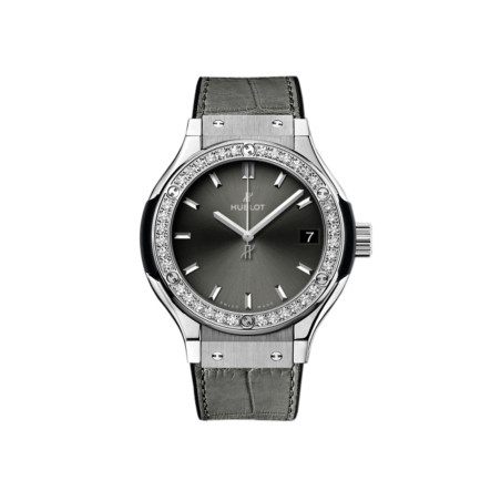 Hublot Classic Fusion Titanum Diamonds Ref. 581.NX.7071.LR.1104 - Tomasini Francia