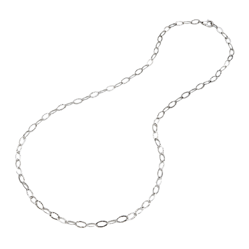 Giovanni Raspini Chains Alternated Oval Link Necklace Ref. 6617/90 - Tomasini Francia