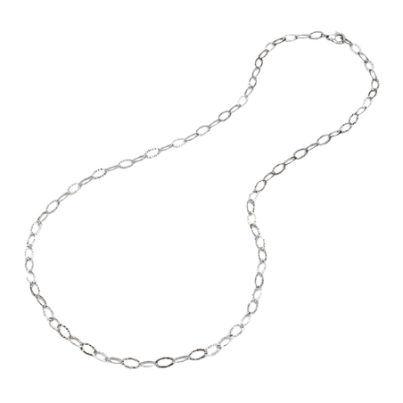 Giovanni Raspini Chains Alternated Oval Link Necklace Ref. 6617/90 - Tomasini Francia