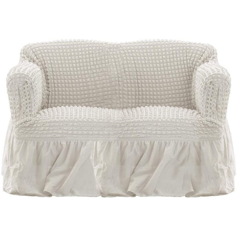 Blanc Mariclò Copridivano Elasticizzato 3 Posti Colore Naturale Ref. A2764399NT - Tomasini Francia