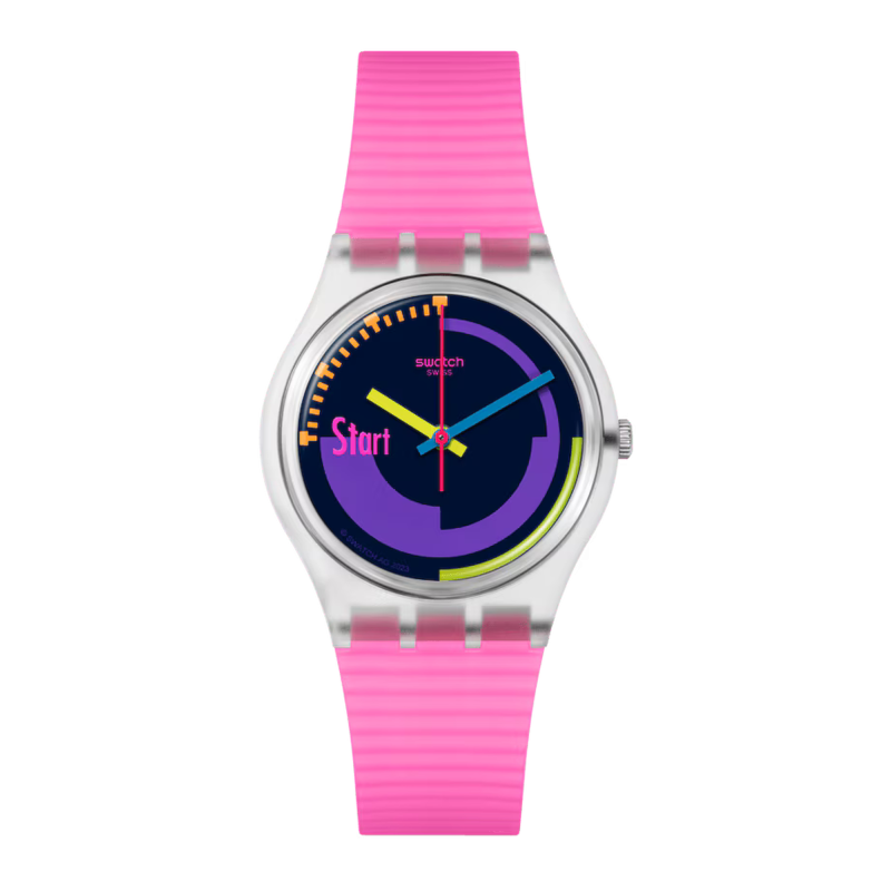 Swatch Neon Pink Podium Ref. SO28K111 - Tomasini Francia