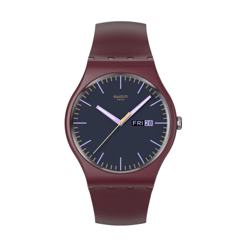 Swatch Essentials Burgundy Berry Ref. SO29R707 - Tomasini Francia