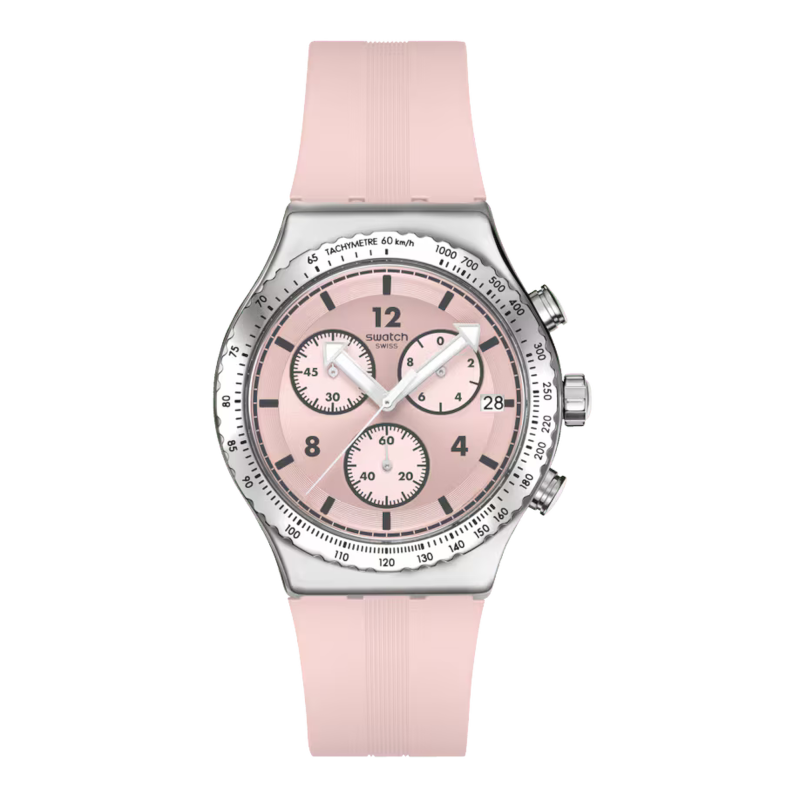 Swatch Essencials Poppingly Pink Ref. YVS532 - Tomasini Francia