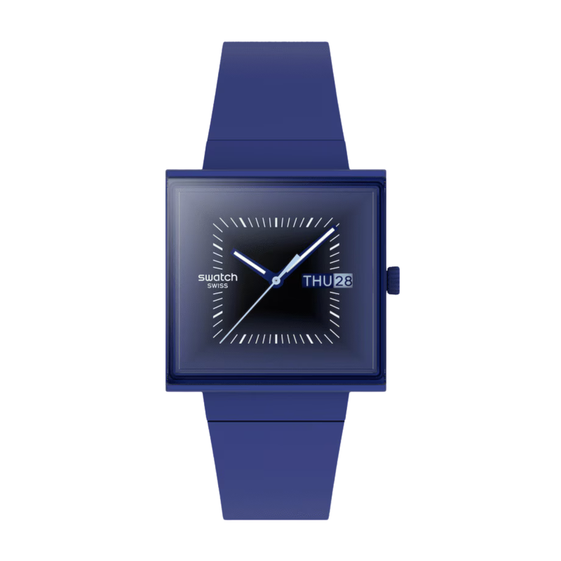Swatch Essentials Squarely Blacklight Ref. SO34N700 - Tomasini Francia
