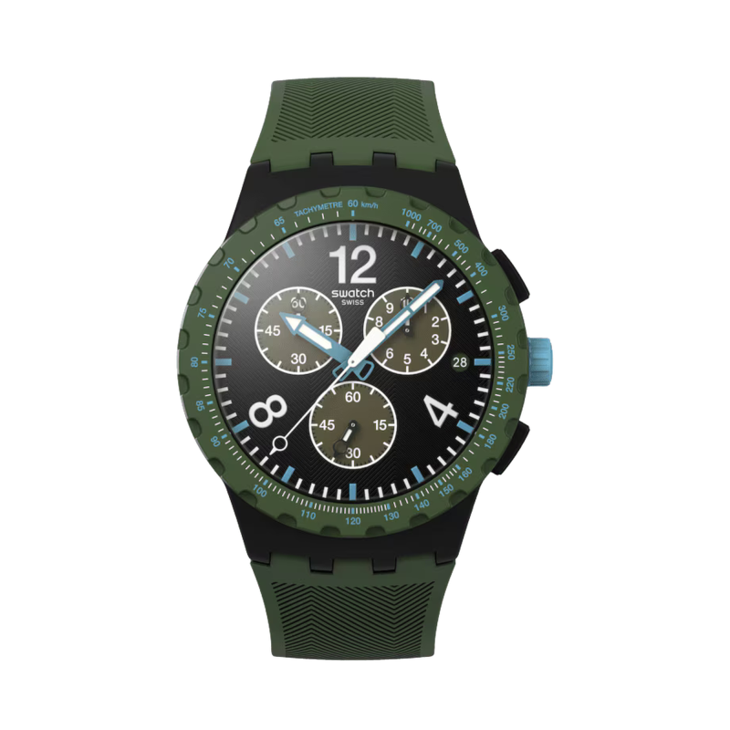 Swatch Essentials Olive Rush Ref. SUSB421 - Tomasini Francia