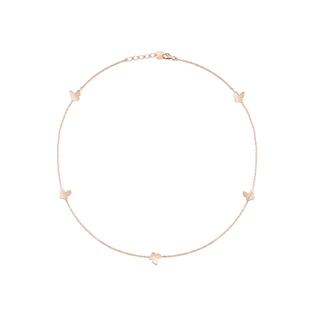 Salvini Girocollo Oro Rosa Con Farfalle Ref. 20087159-[duplicato]-2 - Tomasini Francia