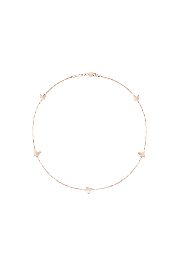 Salvini Girocollo Oro Rosa Con Farfalle Ref. 20087159-[duplicato]-2 - Tomasini Francia