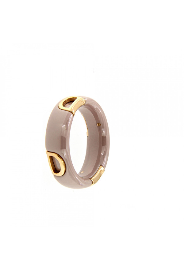 Damiani Anello D-icon Ceramica Cappuccino Ed Oro Rosa Misura 11 Ref. 20087258-[duplicato]-2 - Tomasini Francia