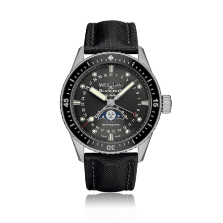 Blancpain Fifty Fathoms Bathyscaphe Quantième Complet Phases de Lune Ref. 5054-1110-B52A-[duplicato]-1 - Tomasini Francia