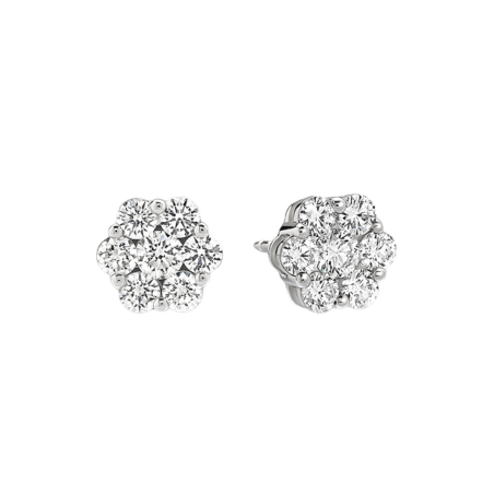 ORECCHINI IN ORO BIANCO E DIAMANTI BBX32955/0,35/1,50 Ref. BBX32955-[duplicato]-3 - Tomasini Francia