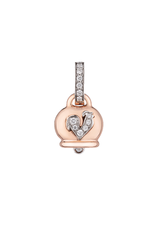Chantecler Campanelle Charms Pendant 18Kt Rose Gold Ref. [missing-58] - Tomasini Francia