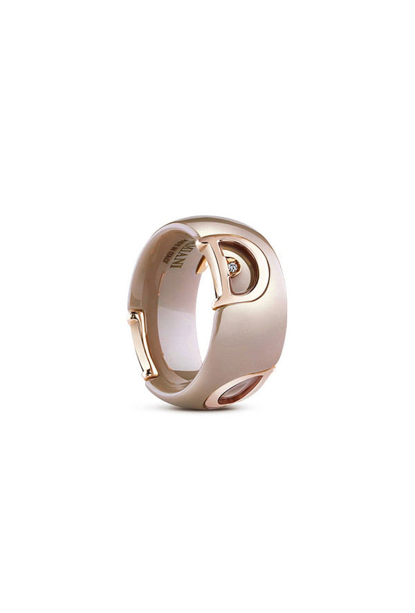 Damiani Anello D-icon Ceramica Cappuccino Misura 17 Ref. 20082226-[duplicato]-2 - Tomasini Francia