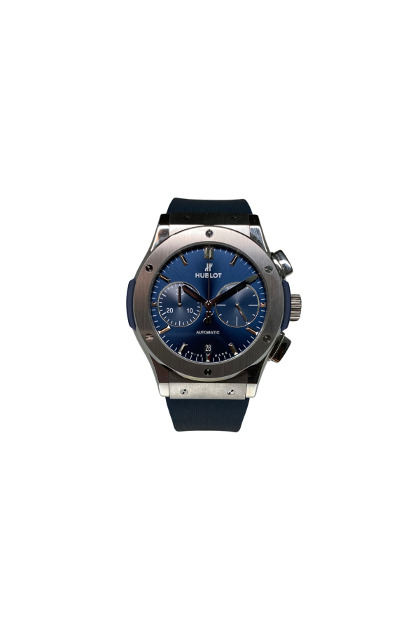 Hublot Classic Fusion Chronograph Titanium Blue Ref. 521.NX.7170.RX-[duplicato]-2 - Tomasini Francia