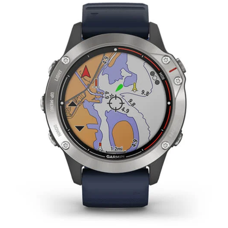 Garmin Quatix 6 Gray Cinturino Silicone Smartwatch Gps Ref. 010-02158-91-[duplicato]-1 - Tomasini Francia