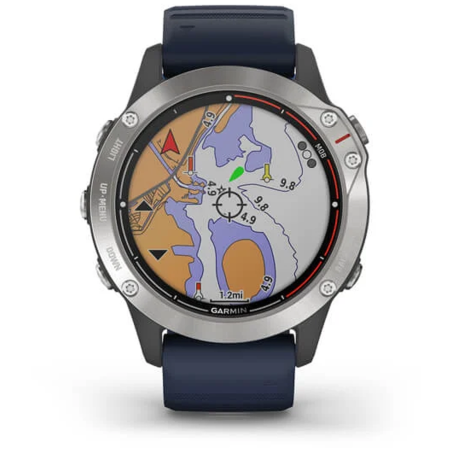 Garmin Quatix 6 Gray Cinturino Silicone Smartwatch Gps Ref. 010-02158-91-[duplicato]-1 - Tomasini Francia