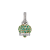 Chantecler Ciondolo Campanelle Oro Smeraldi