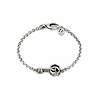 Gucci Bracciale In Argento Chiavetta Gg Marmont