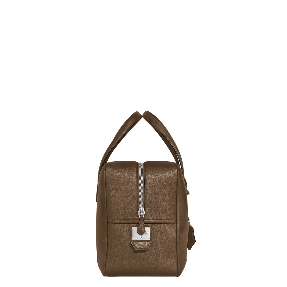 Montblanc Classic Borsa Weekender 45 In Pelle Con Grana