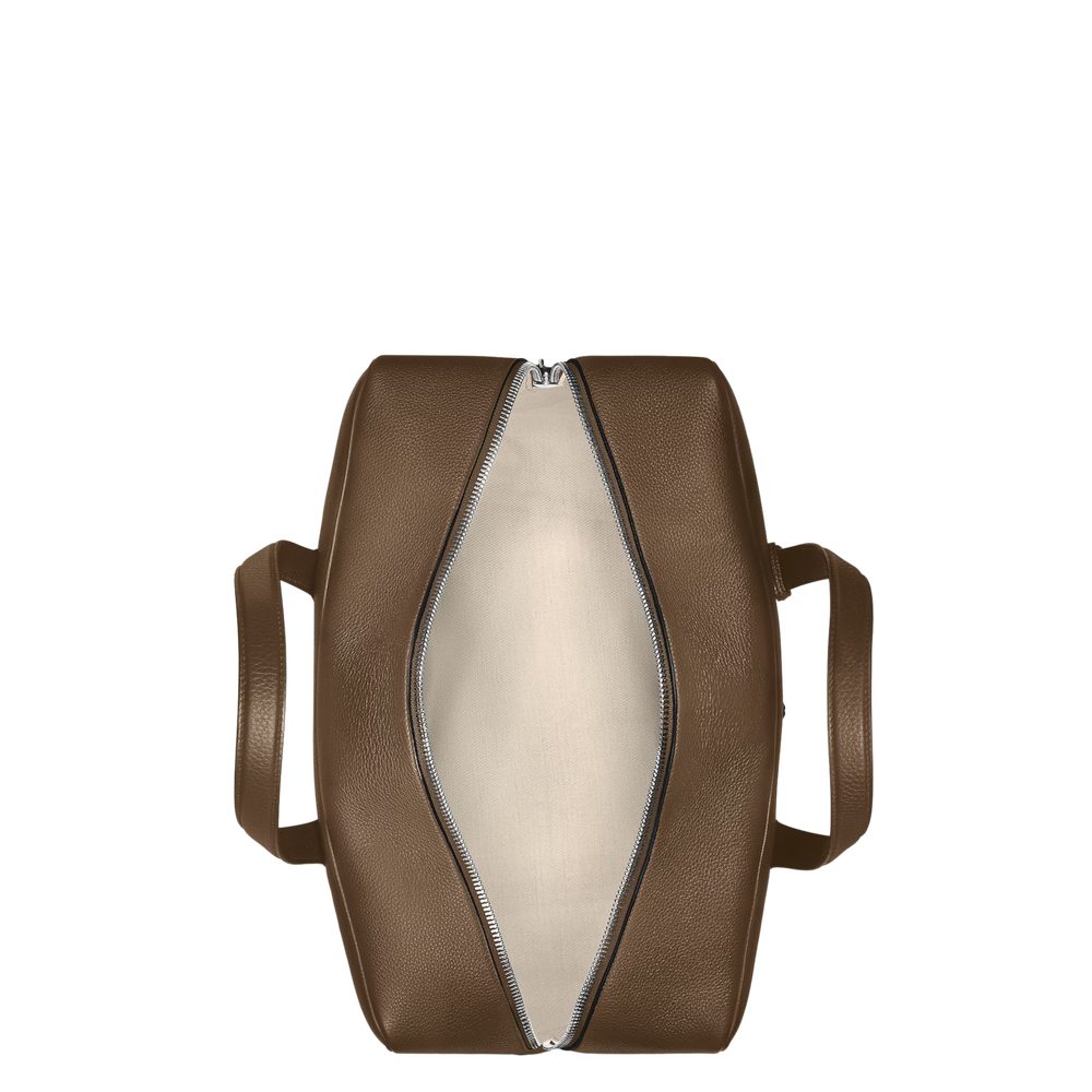 Montblanc Classic Borsa Weekender 45 In Pelle Con Grana