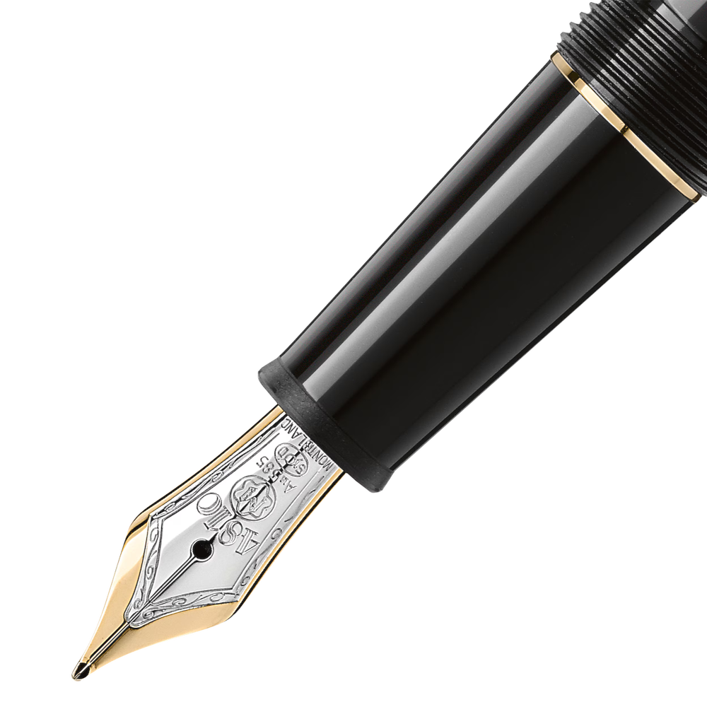 Montblanc Meisterstück Classique Stilografica Placcata in Oro