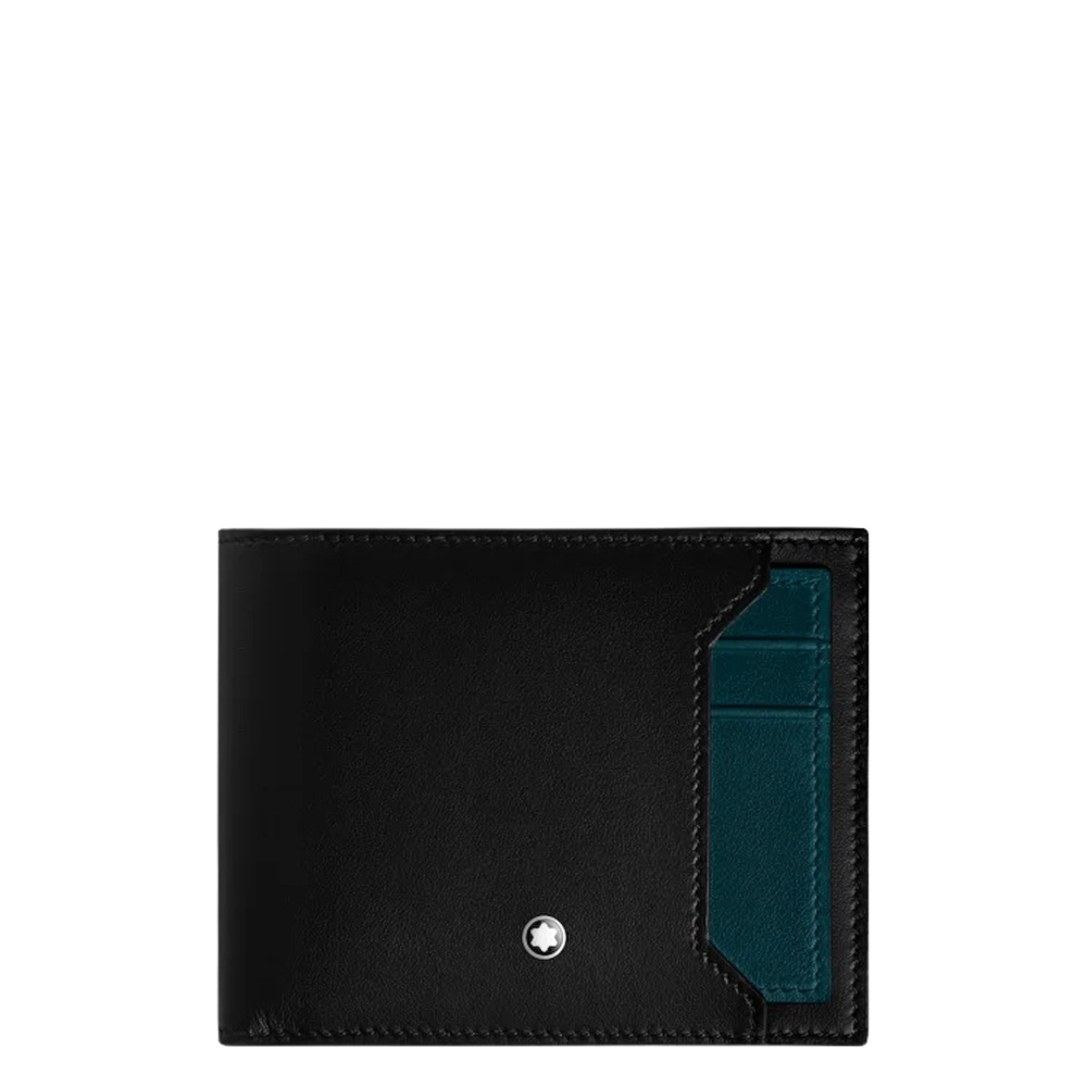 Montblanc Portafoglio 6 scomparti con porta carte amovibile Soft Ref. MB198745