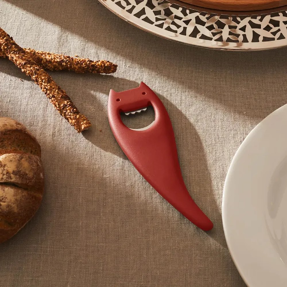 Alessi Diabolik Red Bottle Opener