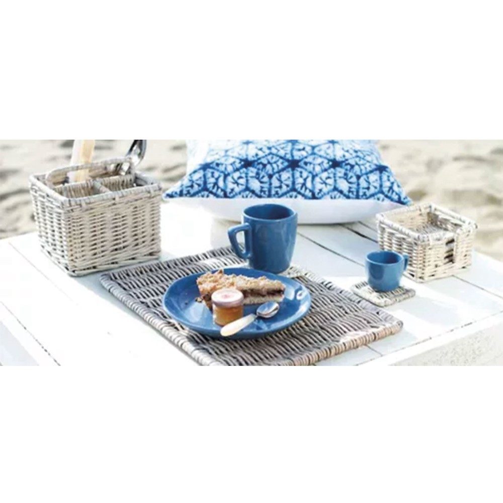 Blanc Mariclò Sottobicchieri In Rattan Ref. A18870