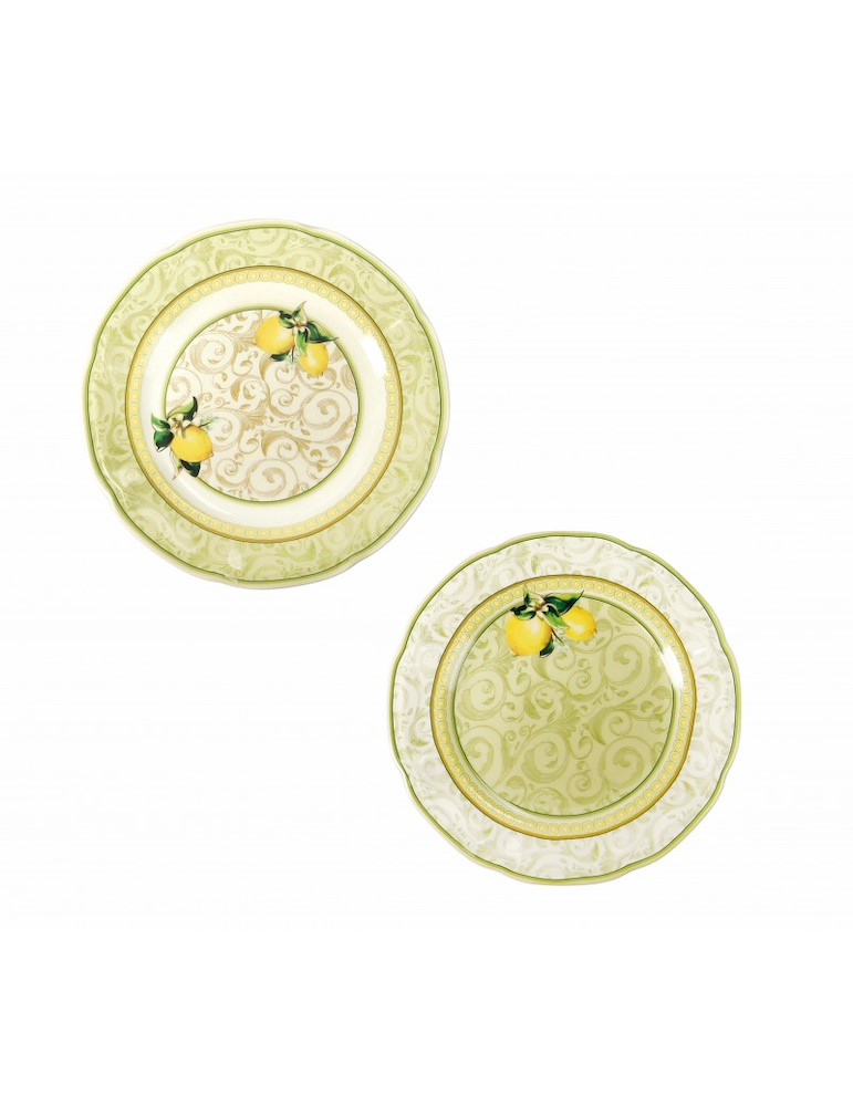 Brandani Limoni Side Plate Set 2pcs Ref. B52775