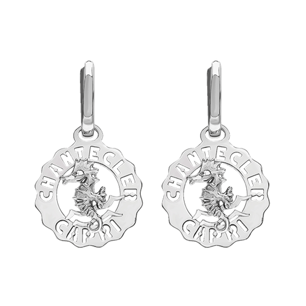 Chantecler Earrings Et Voilà Logo Silver Ref. 42447