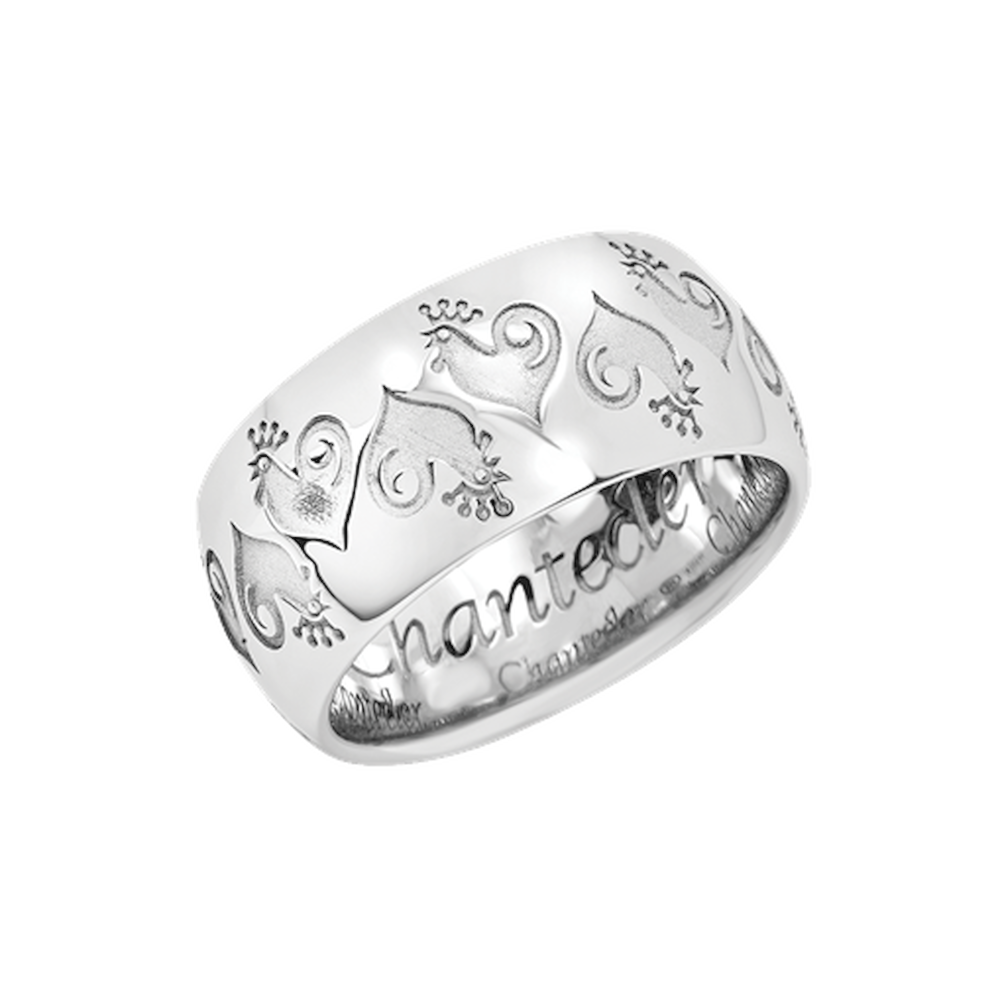 Chantecler Et Voilà Logo Silver Ring Ref. 44723