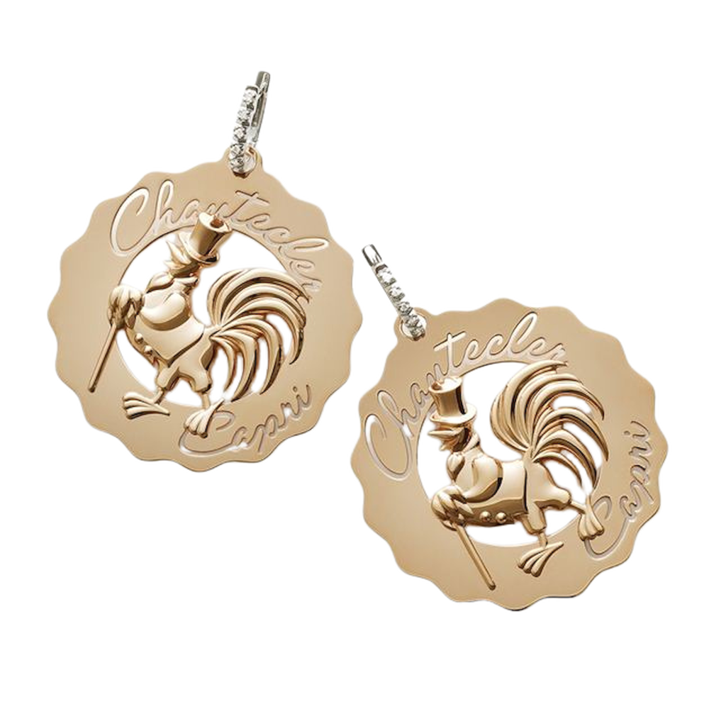 Chantecelr Logo Gallo Orecchini Ref. 36620